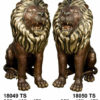 Bronze Lions Statues at Last Years Price