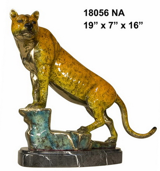 Bronze Puma Statue - AF 18056NA