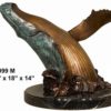 Bronze Humpback Whale Statue