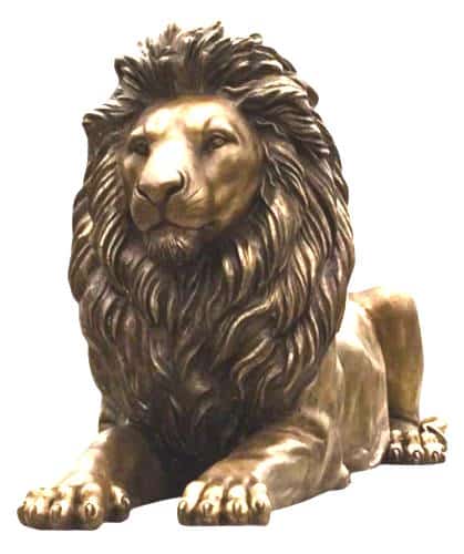 Bronze Lion Statue - DD A-228