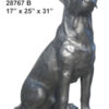Bronze Labrador Retriever Statue