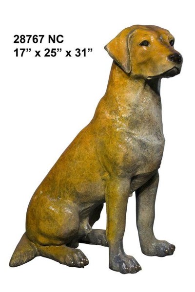 Bronze Labrador Retriever Statue - AF 28767NC