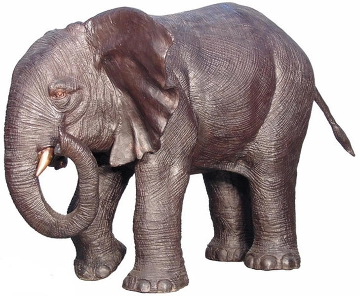 Bronze Elephant Statue - AF 28796