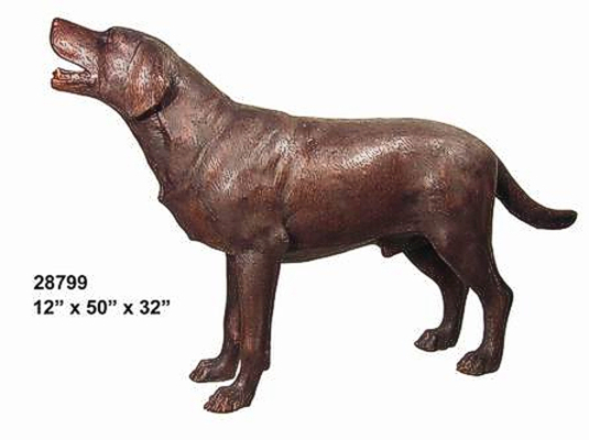 Bronze Labrador Retriever Statue - AF 28799