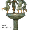 Bronze Dancing Maiden’s Bowl Fountain