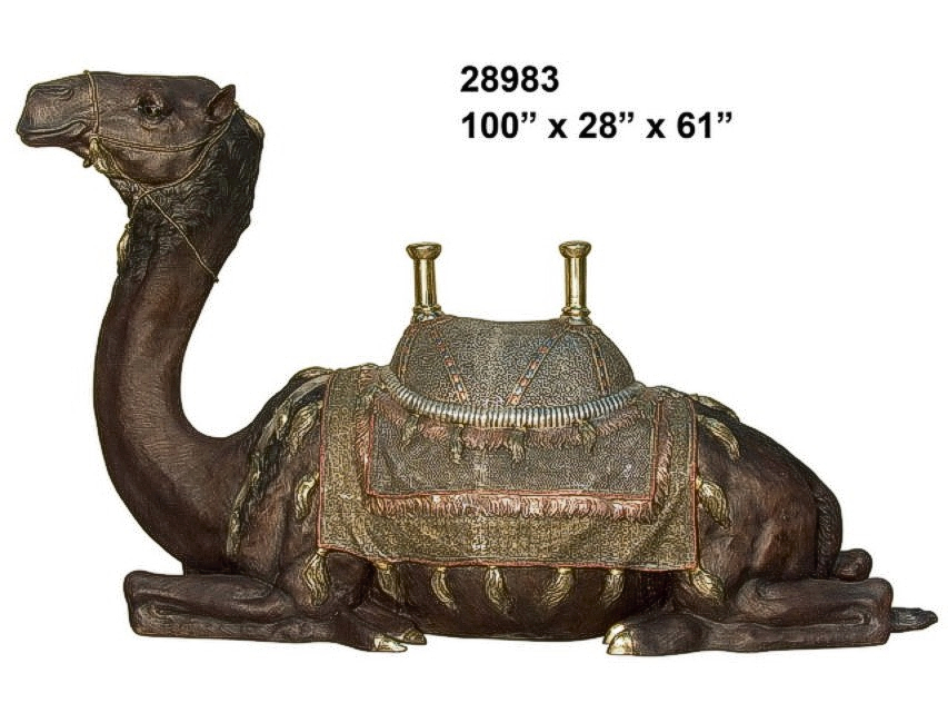 Bronze Camel Statue - AF 28983
