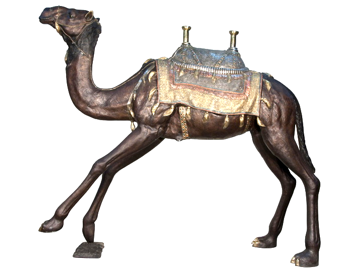 Bronze Camel Statue - AF 28987