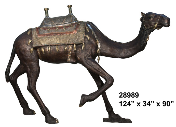 Bronze Camel Statue - AF 28989
