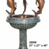 Bronze Sailfish Bowl Fountain