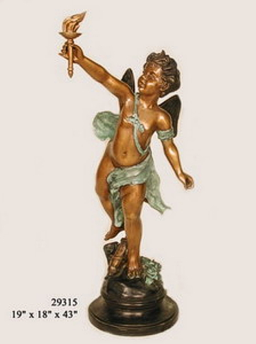 Bronze Cupid Statue - AF 29315