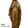 Bronze Virgin Mary Statue