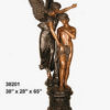 Bronze Lady Gloria Victis Statue