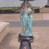 Musical Ladies & Cupid Bronze Fountain