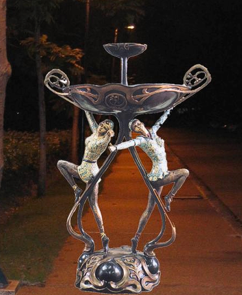 Bronze Ladies Fountain - BB 319-17