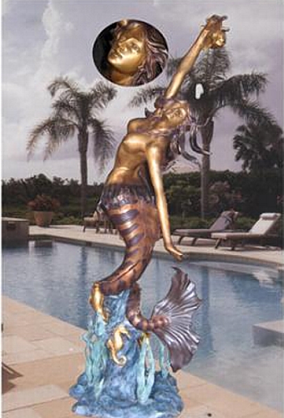 Bronze Mermaid Fountain - BB 339/27-F