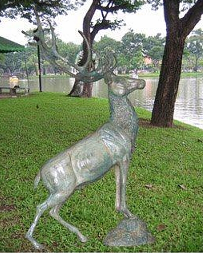 Bronze Deer Buck Statue - BB 408/12