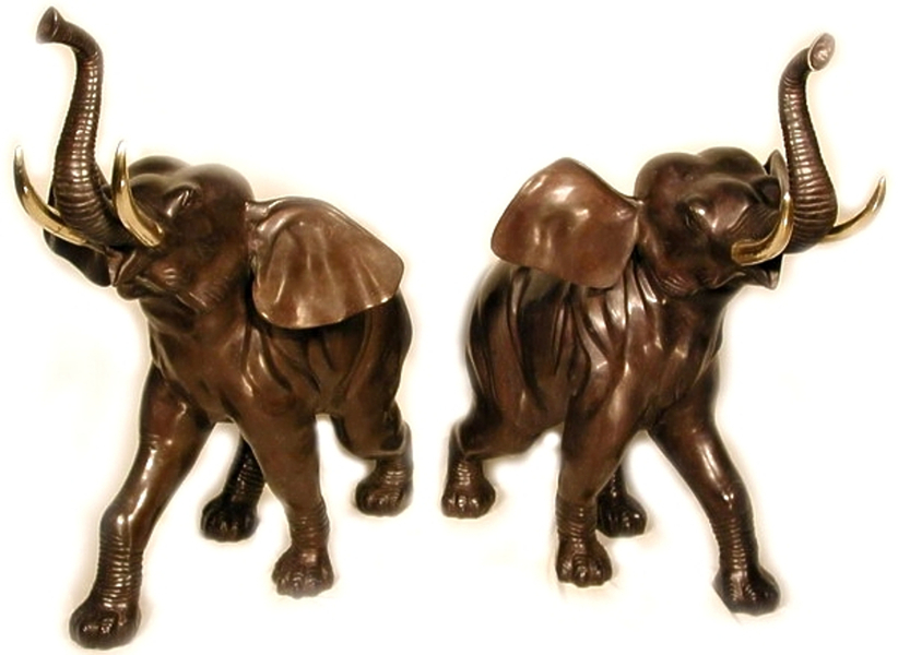 Bronze Elephant Statues - AF 40904