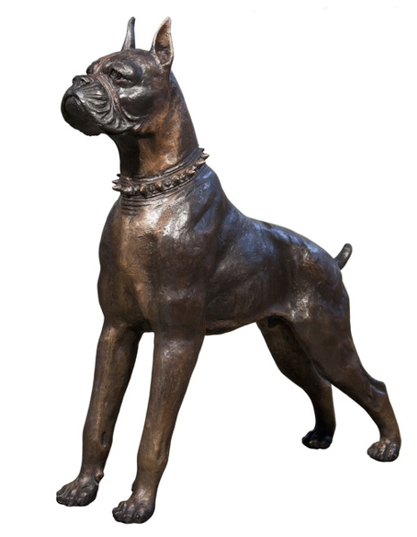 Bronze Boxer Statue
