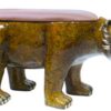 Bronze Bear Bench