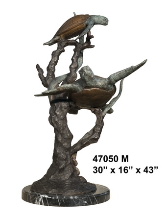 Bronze Turtle Statue - AF 47050M