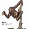 Bronze Monkey Statue