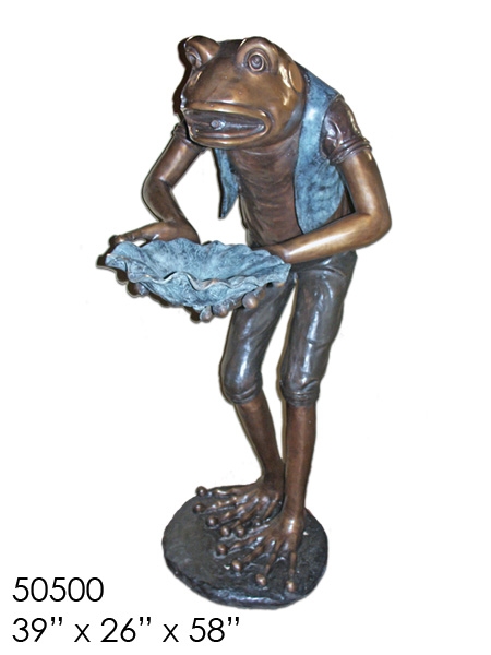 Bronze Frog Statue - AF 50500-S