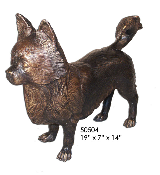 Bronze Dog Statue - AF 50504