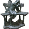 Bronze Angel on Bench