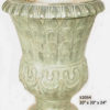 Bronze Detailed Decorative Urn (choice of color)