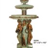 Bronze Cherub Wall Fountain (choice of colors)