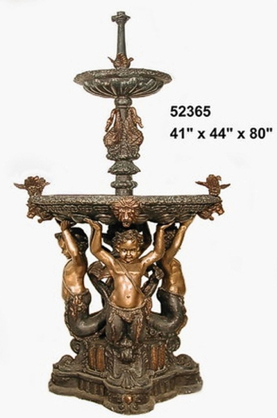 Bronze Cherubs Tier Fountain - AF 52365