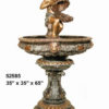 Bronze Cherub Shell Fountain