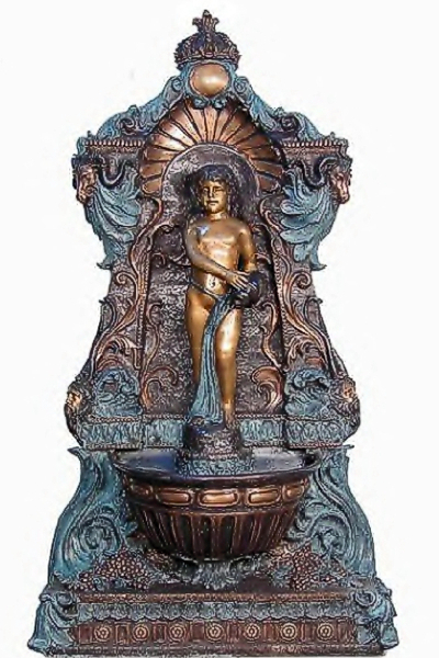 Bronze Boy Wall Fountain (2021 Price) - AF 52618