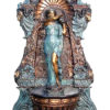 Bronze Boy & Fish Wall Fountain (Self Contained)