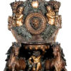 Bronze Lady Urn Wall Fountain (Self Contained)