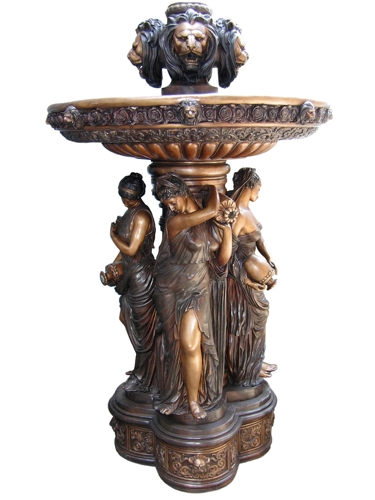 Four Seasons Bronze Fountain - AF 55160TT