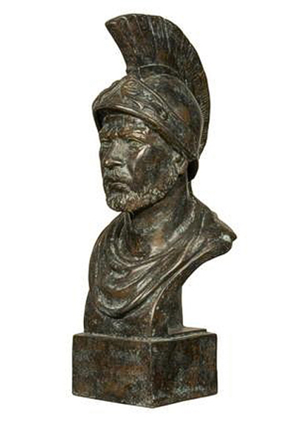 Bronze Roman Soldier Bust - AF 56288GR