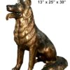 Bronze German Shepherd Statues