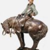 Bronze Cowboy & Pony Statue