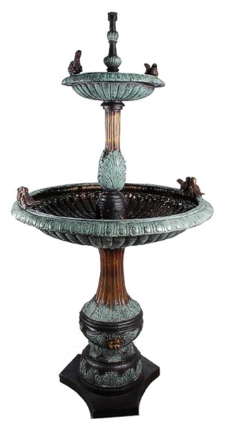 Bronze Birds Tier Fountain - AF 57152