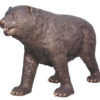 Bronze Black Bear Fishing Statue