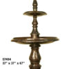 Tiered Bronze Bowl Fountain
