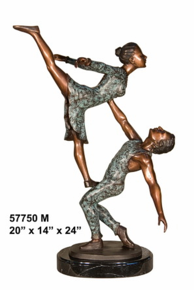 Bronze Dancers Statues