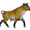 Bronze Special Patina Bull Statue
