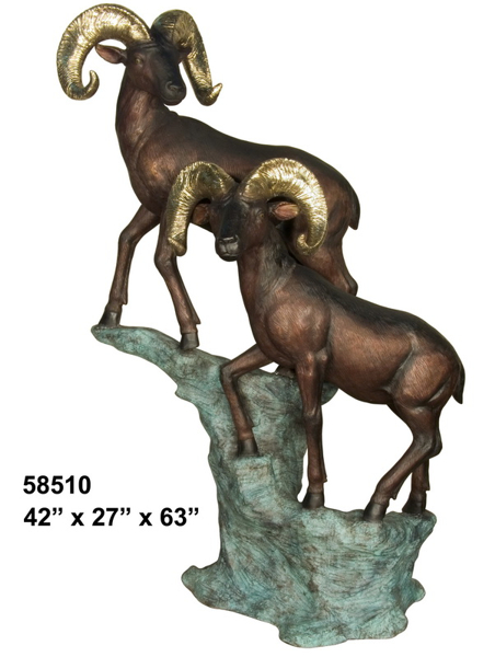 Bronze Ram Statue - AF 58510
