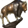 Life Size Bronze Bison Statue