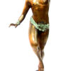 Bronze Boy Playing Flute Statue