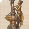 Bronze Lady Urn Statue Fountain