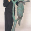 Bronze Parrot Statue