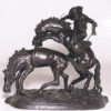 Bronze Lassoed Mustang Statue